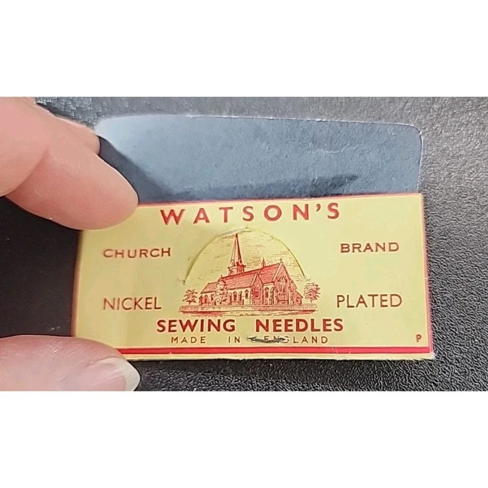 Vintage Watson's  Church Brand sewing‎ Needles Nickel plated Made in England